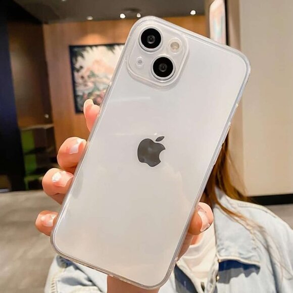 iPhone 15 Pure Clear Case (Never Yellowing) Transparent Slim Cover 6.1" - Picture 2 of 3